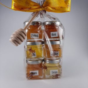 punguta cu miere cadou casuta cu miere