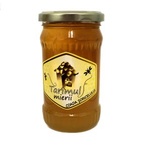 Borcan de miere coada șoricelului având 420g.